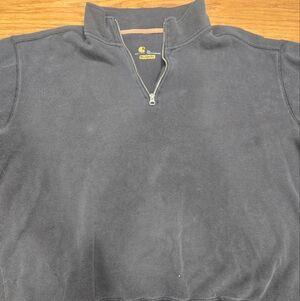 Carhartt Men's Gray Zip-Up Sweater